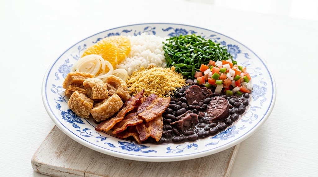 Panela de feijoada sem os acompanhamentos